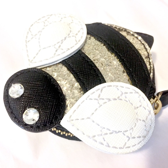 Kate Spade ‘Down The Rabbit Hole’ Bee Coin Purse - Picture 2 of 6